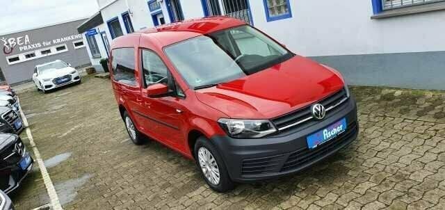Gebraucht VW Caddy Trendline 102 PS (75 kW) 2020 Rot Van / Kleinbus
