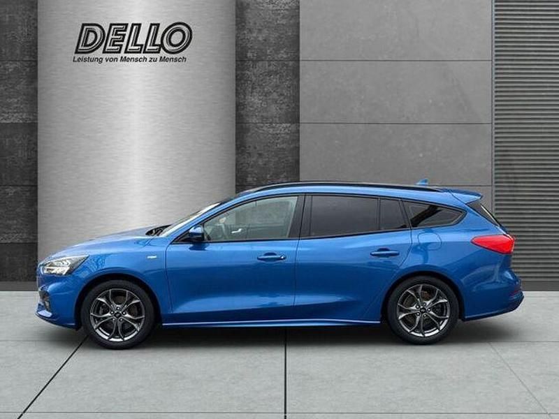 Gebraucht Ford Focus ST-Line 125 PS (91 kW) 2021 Blau Kombi