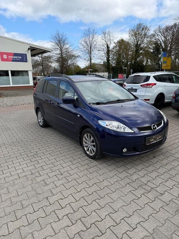Gebraucht Mazda 5 Exclusive 143 PS (105 kW) 2008 Blau Van / Kleinbus