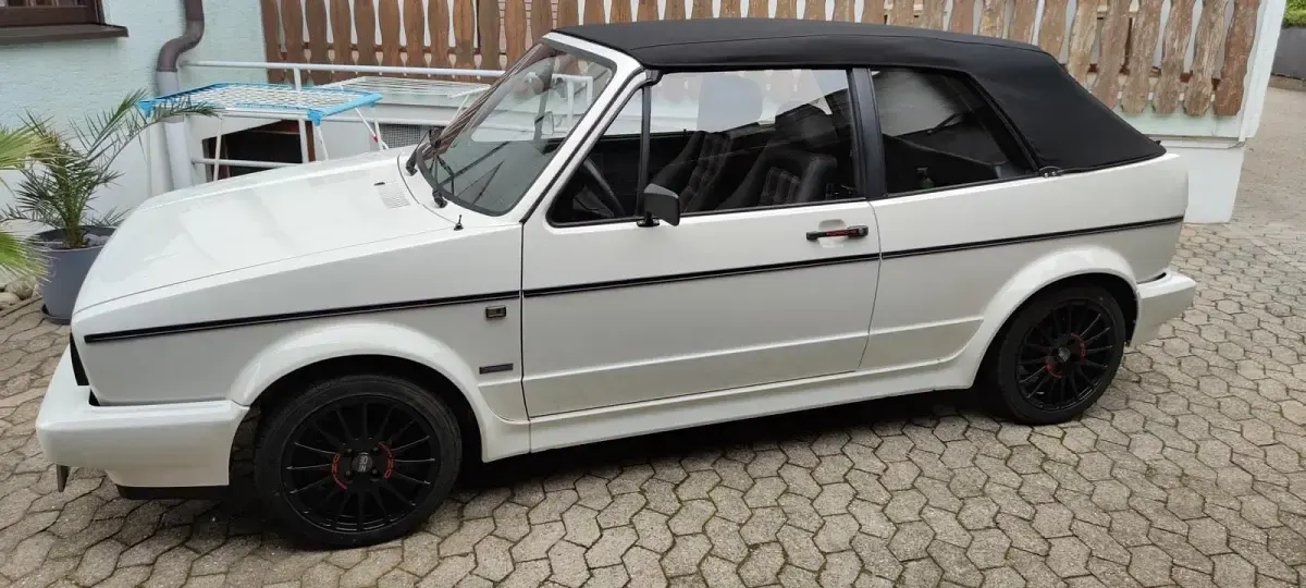 Gebraucht VW Golf Cabriolet 90 PS (66 kW) 1994 Weiß Cabrio