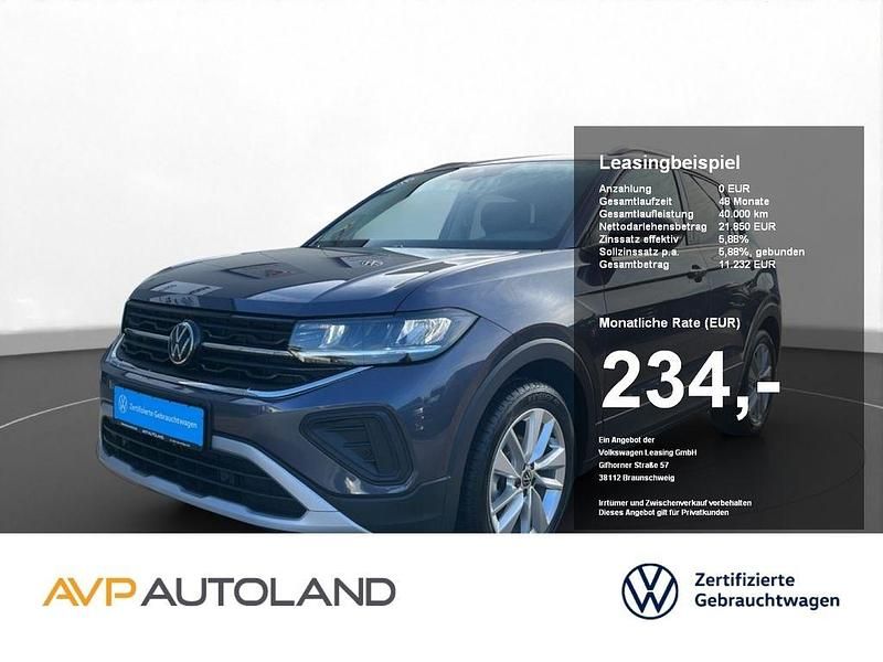 Rauchgrau Gebraucht 2025 VW T-Cross Goal SUV | 21.850 € (Fairer Preis) - Bild 1/4
