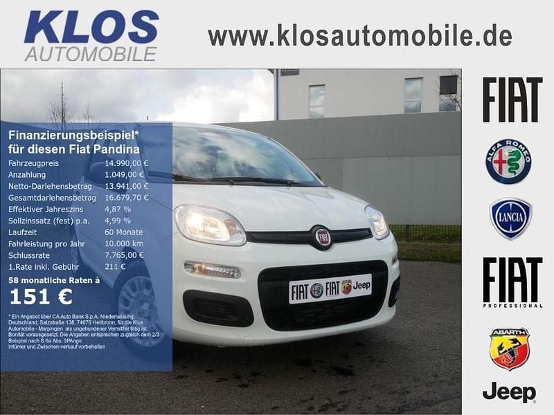 Neu Fiat Panda Icon 65 PS (47 kW) 2026 Weiß Kleinwagen