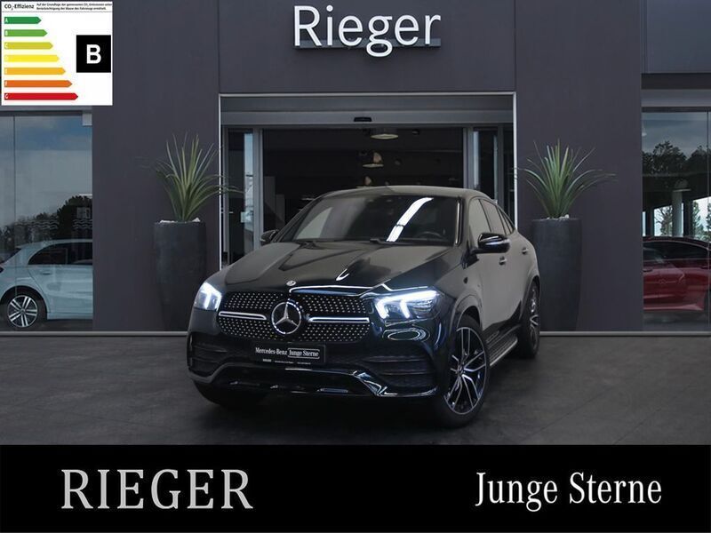 Green metallic Gebraucht 2022 Mercedes GLE350e AMG Coupé | 69.900 € (Guter Preis) - Bild 1/4