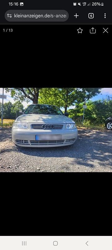 Gebraucht Audi A3 200 PS (147 kW) 1997 Grau Kleinwagen