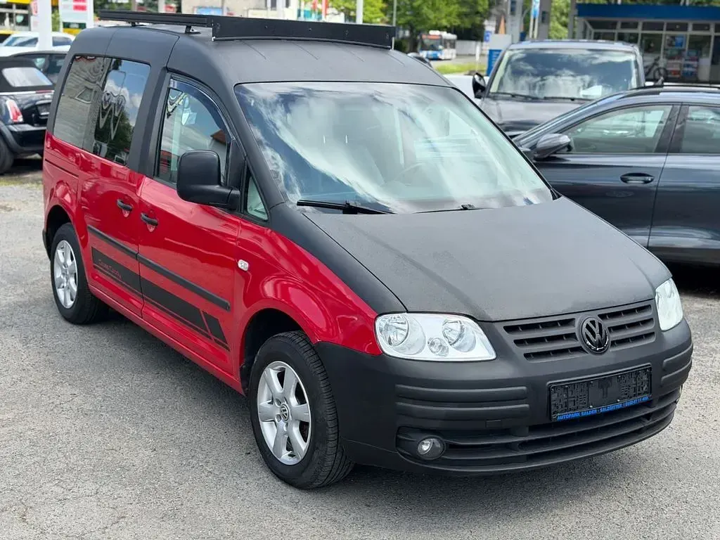 Gebraucht VW Caddy Life 105 PS (77 kW) 2004 Rot Van / Kleinbus
