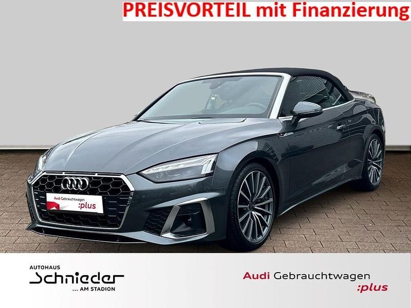 Grau Gebraucht 2024 Audi A5 Cabriolet S-Line Cabrio | 43.690 € (Guter Preis) - Bild 1/3