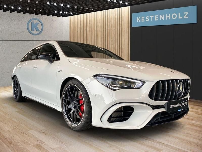 Gebraucht Mercedes CLA45 AMG AMG 421 PS (309 kW) 2021 Unilack polarweiß Kombi
