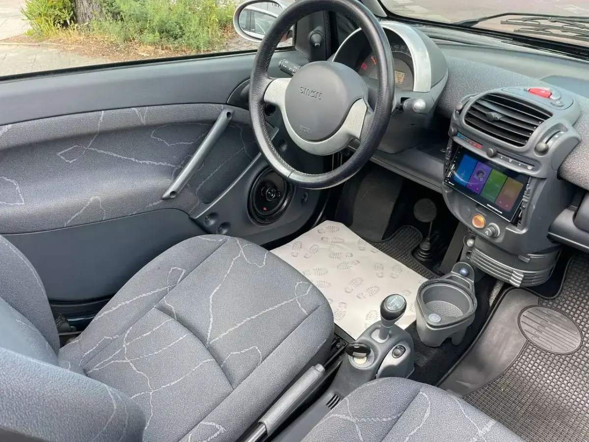 Gebraucht Smart ForTwo Cabrio Passion 41 PS (30 kW) 2007 Schwarz Cabrio