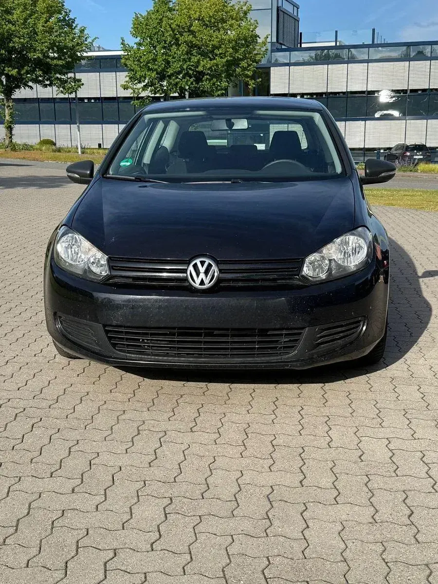 Gebraucht VW Golf VI Trendline 80 PS (58 kW) 2010 Schwarz Kleinwagen
