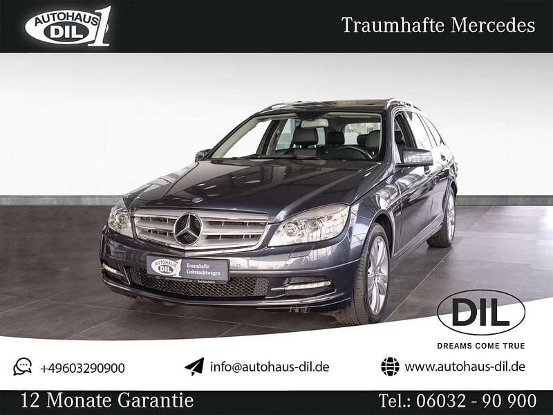 Grau (tenoritgrau metallicla Gebraucht 2010 Mercedes C250 Avantgarde Kombi | 11.850 € (Etwas zu teuer) - Bild 1/4