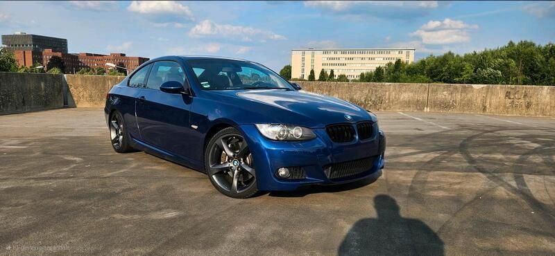 Blau Gebraucht 2008 BMW 335 Coupé | 15.400 € (Superpreis) - Bild 1/4