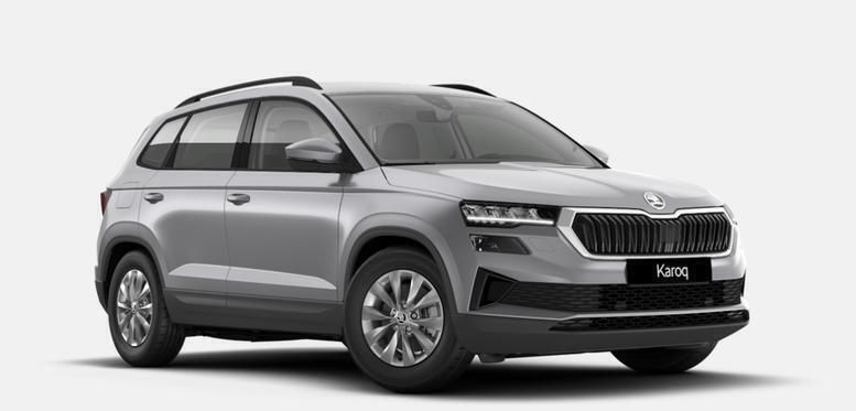 Brillantsilber metallic Neu 2025 Skoda Karoq Selection SUV | 36.289 € (Guter Preis) - Bild 1/3