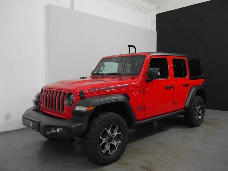 Rot Gebraucht 2020 Jeep Wrangler Unlimited Rubicon SUV | 46.990 € (Superpreis) - Bild 1/4