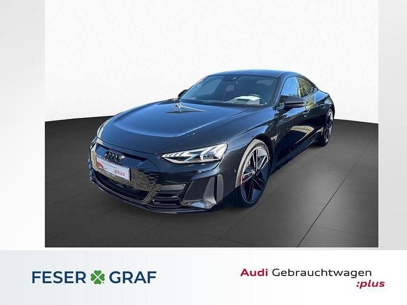 Mythosschwarz metallic Gebraucht 2021 Audi RS e-tron GT Ambiente Limousine | 62.890 € (Guter Preis) - Bild 1/4
