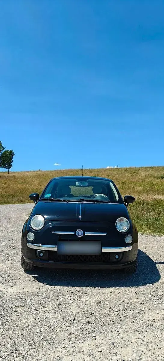 Gebraucht Fiat 500 Lounge 69 PS (50 kW) 2009 Schwarz Cabrio