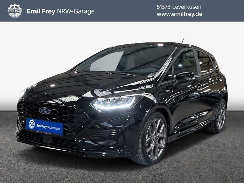 Agate black metallic Gebraucht 2023 Ford Fiesta ST-Line Kleinwagen | 20.450 € (Guter Preis) - Bild 1/3