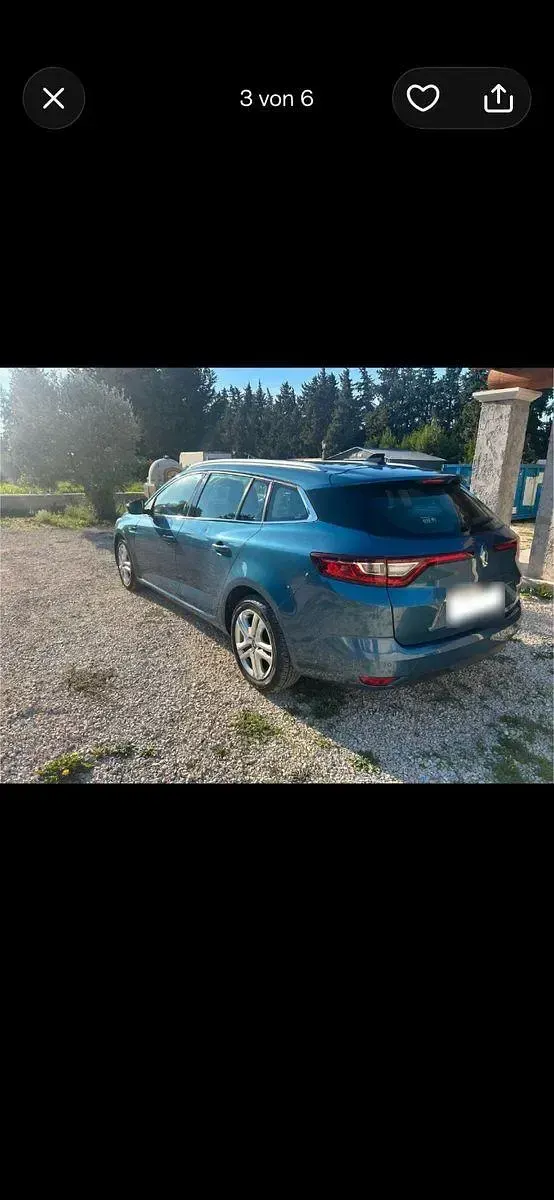 Gebraucht Renault Mégane GrandTour Play 110 PS (80 kW) 2018 Blau Kombi