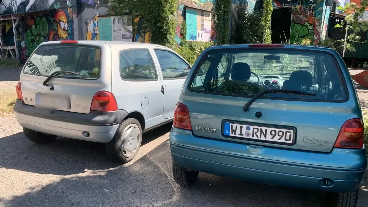 Gebraucht Renault Twingo 58 PS (42 kW) 2003 Blau Kleinwagen