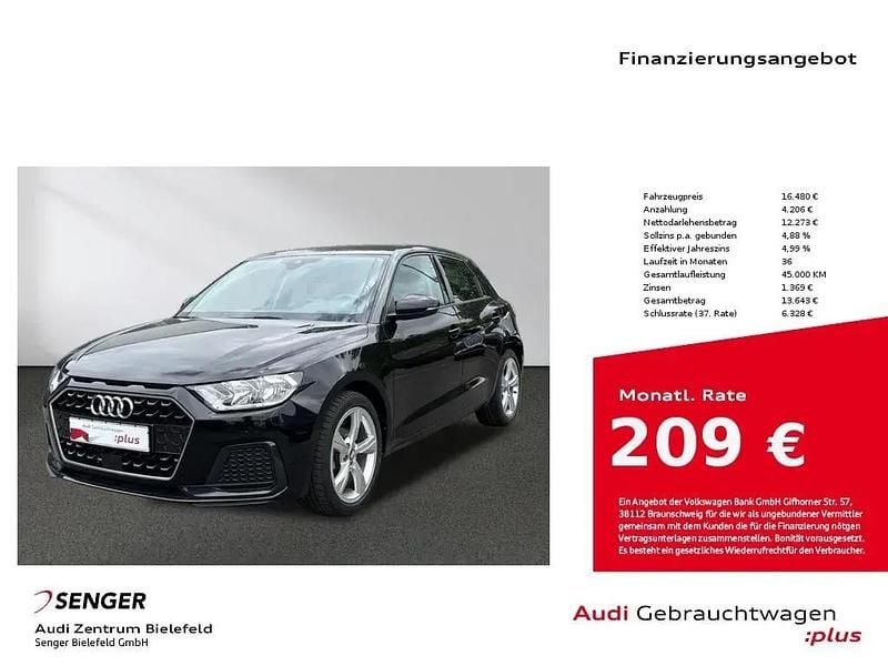 Schwarz Gebraucht 2019 Audi A1 Sportback Kleinwagen | 16.480 € (Fairer Preis) - Bild 1/1
