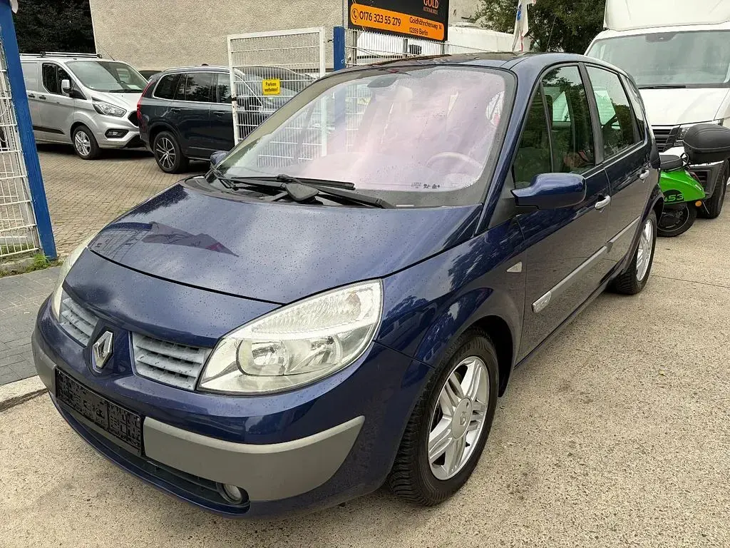Gebraucht Renault Scénic II Expression 135 PS (99 kW) 2003 Blau Van / Kleinbus