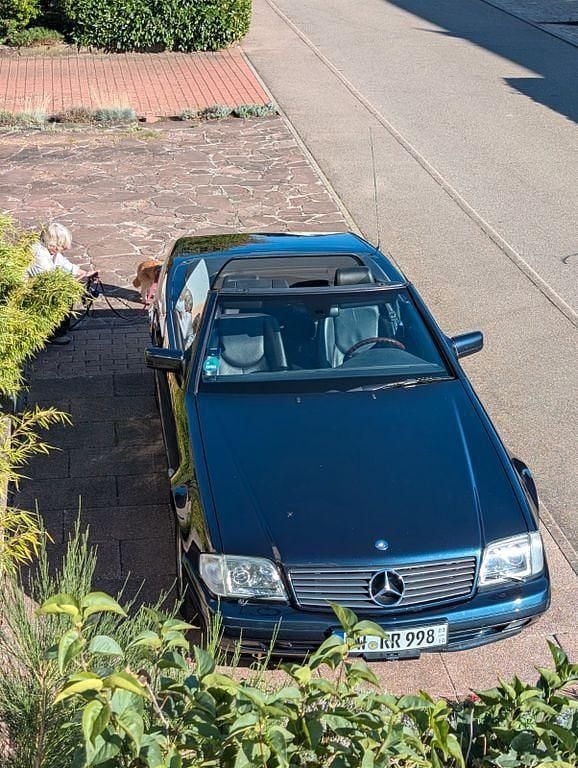 Schwarz Gebraucht 1997 Mercedes SL320 Cabrio | 19.200 € (Fairer Preis) - Bild 1/4