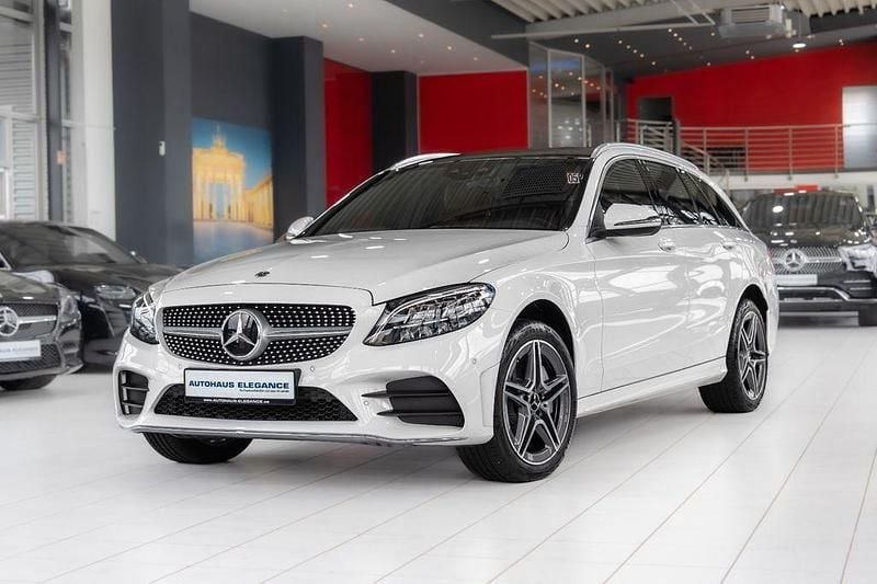 Polarweiss unilack Gebraucht 2020 Mercedes C400 Business Kombi | 32.480 € (Fairer Preis) - Bild 1/4