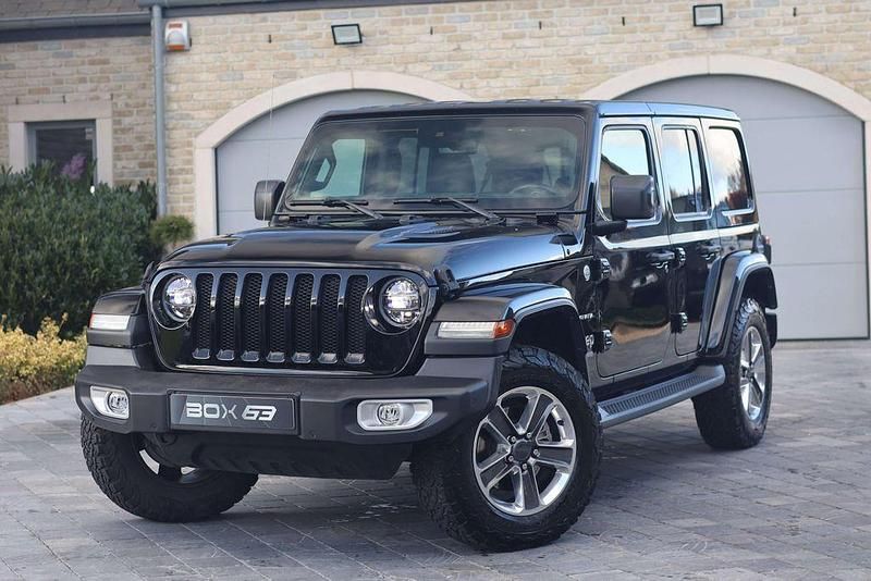 Schwarz Gebraucht 2022 Jeep Wrangler Sahara SUV | 49.900 € (Fairer Preis) - Bild 1/4