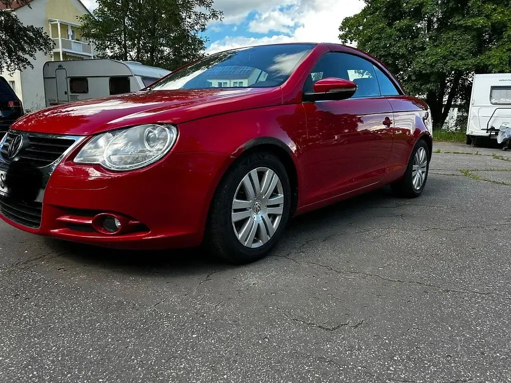 Gebraucht VW Eos 160 PS (117 kW) 2008 Rot Cabrio