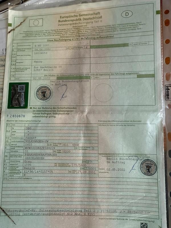 Gebraucht VW Passat 102 PS (75 kW) 2001 Braun Limousine