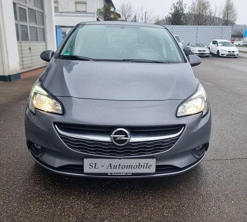 Gebraucht Opel Corsa Selective 101 PS (74 kW) 2016 Karbon silber/shiny grey (m2) Kleinwagen