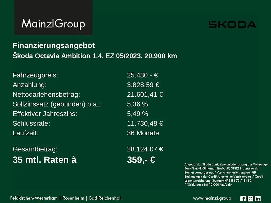 Gebraucht Skoda Octavia Ambition 204 PS (150 kW) 2023 Raceblau metallic Kombi
