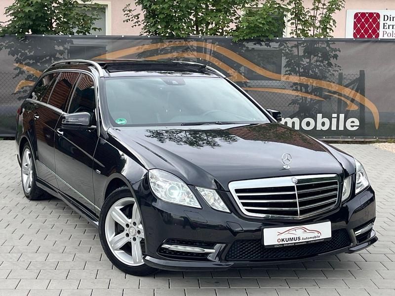 Schwarz Gebraucht 2012 Mercedes E200 AMG Kombi | 11.999 € (Fairer Preis) - Bild 1/4
