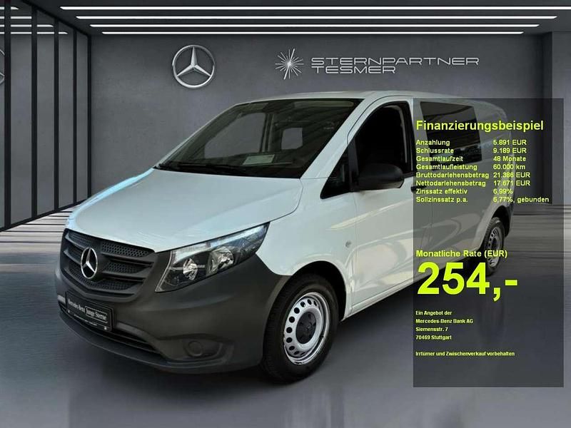Arktikweiß Gebraucht 2021 Mercedes Vito Van / Kleinbus | 23.562 € (Fairer Preis) - Bild 1/3