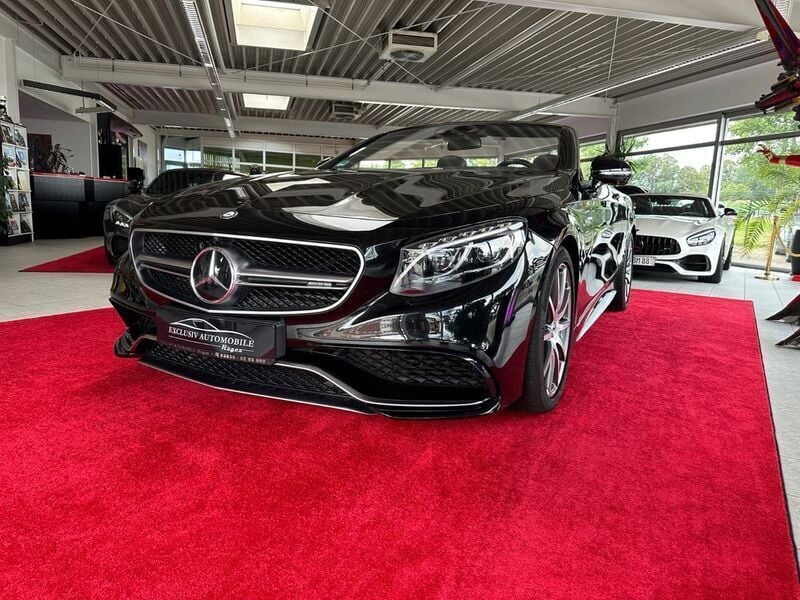 Obsidianschwarz Gebraucht 2016 Mercedes S63 AMG AMG Cabrio | 79.999 € - Bild 1/4