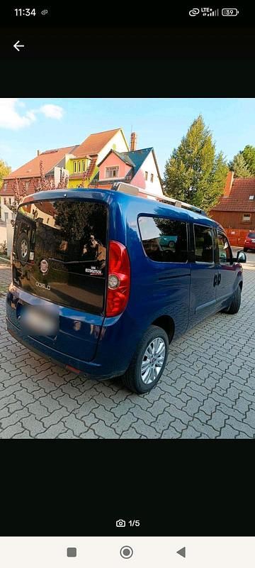 Blau Gebraucht 2012 Fiat Doblò Basis Van / Kleinbus | 6.700 € (Etwas zu teuer) - Bild 1/4