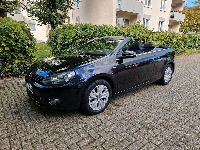 Schwarz Gebraucht 2014 VW Golf Cabriolet Cabrio | 5.900 € (Guter Preis) - Bild 1/4