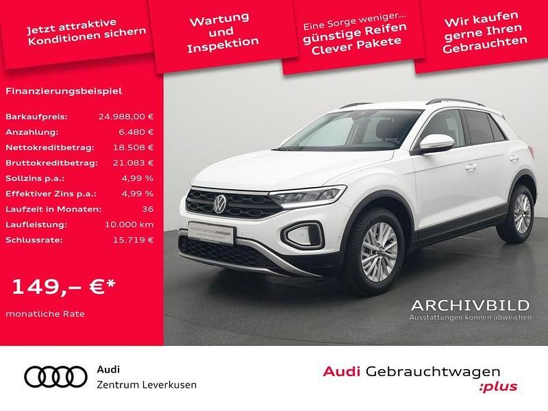 Weiß Gebraucht 2023 VW T-Roc Life SUV | 24.988 € (Superpreis) - Bild 1/4