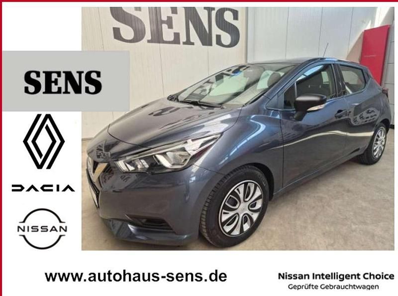 Grau Gebraucht 2020 Nissan Micra Visia+ Kleinwagen | 10.950 € (Fairer Preis) - Bild 1/4