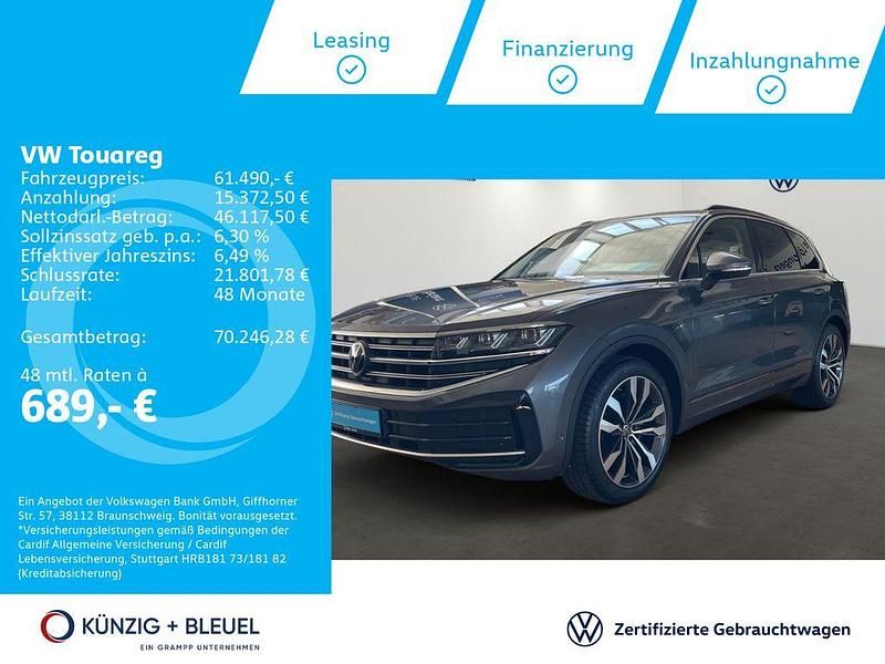 Silber Gebraucht 2024 VW Touareg Elegance SUV | 61.490 € - Bild 1/4