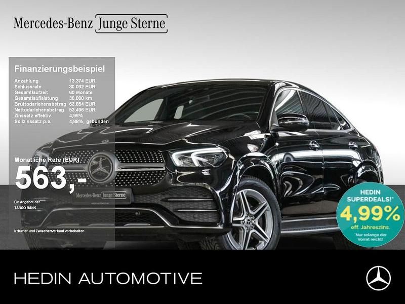 Schwarz Gebraucht 2022 Mercedes GLE350 AMG Coupé | 66.870 € (Fairer Preis) - Bild 1/4