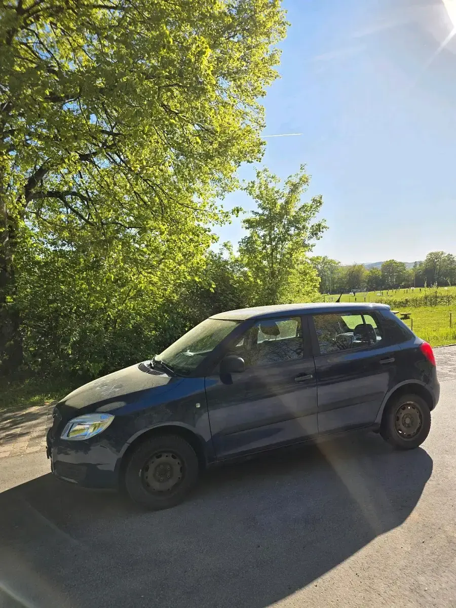 Gebraucht Skoda Fabia 60 PS (44 kW) 2009 Blau Kleinwagen
