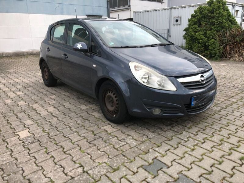 Blau Gebraucht 2008 Opel Corsa Cosmo Limousine | 890 € (Superpreis) - Bild 1/4