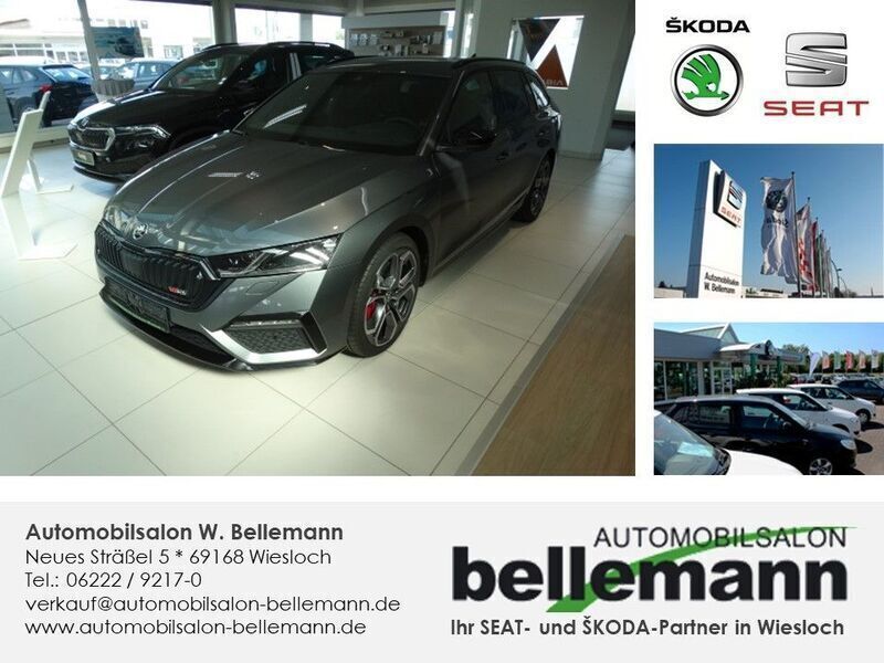 Graphite grau metallic Gebraucht 2024 Skoda Octavia RS Kombi | 37.490 € (Fairer Preis) - Bild 1/4