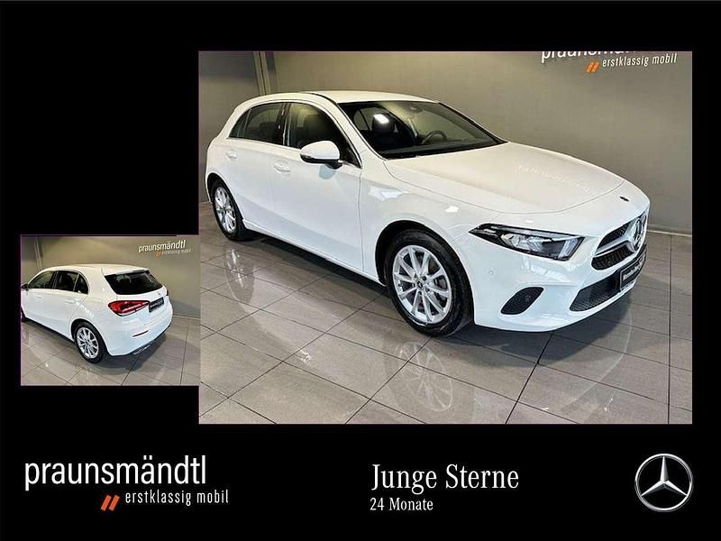 Weiß Gebraucht 2021 Mercedes A200 Progressive Limousine | 24.900 € (Fairer Preis) - Bild 1/4