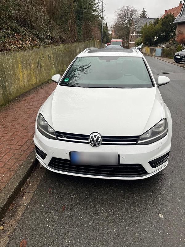Gebraucht VW Golf VII R-line 150 PS (110 kW) 2014 Weiß Kombi