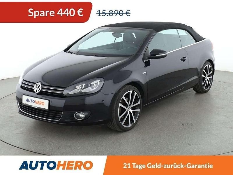 Schwarz Gebraucht 2014 VW Golf Cabriolet Cup Cabrio | 15.450 € (Etwas zu teuer) - Bild 1/3