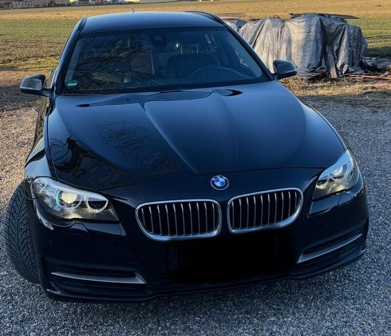 Schwarz Gebraucht 2014 BMW 520 Kombi | 11.999 € (Guter Preis) - Bild 1/4