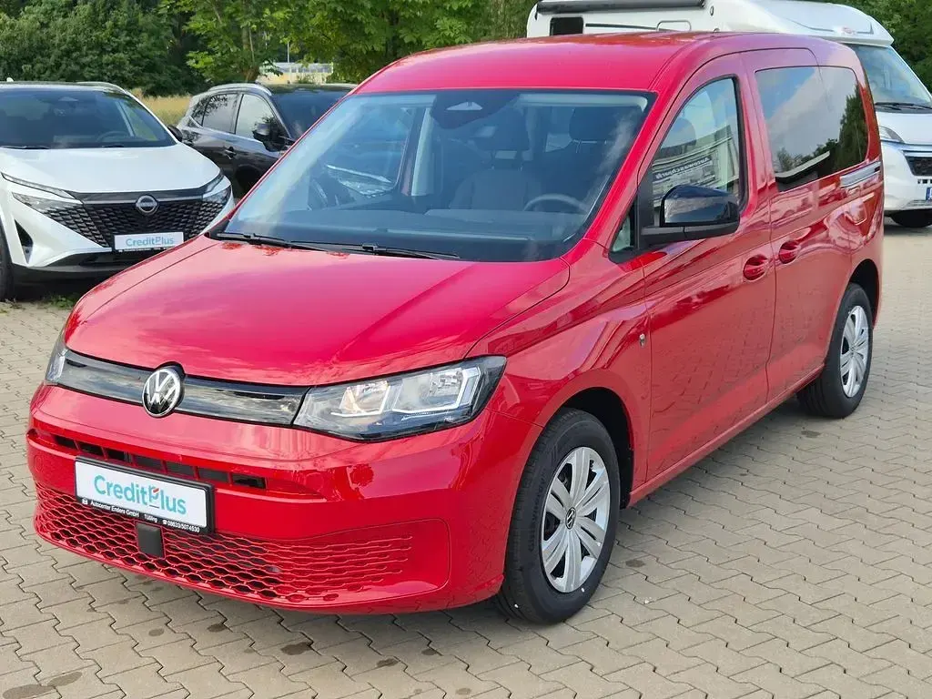 Neu VW Caddy Basis 116 PS (85 kW) 2026 Rot Van / Kleinbus