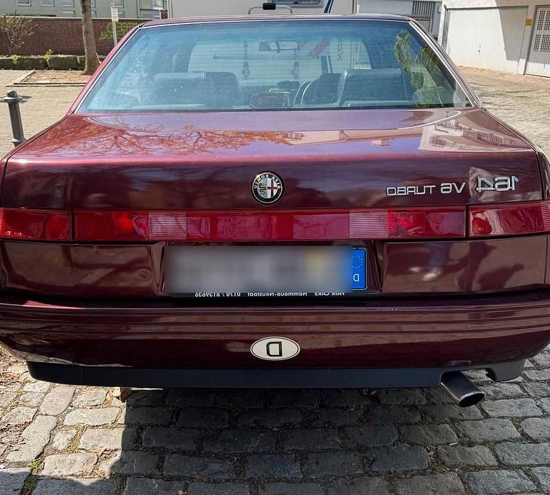 Rot Gebraucht 1988 Alfa Romeo 164 Super Limousine | 15.800 € - Bild 1/4