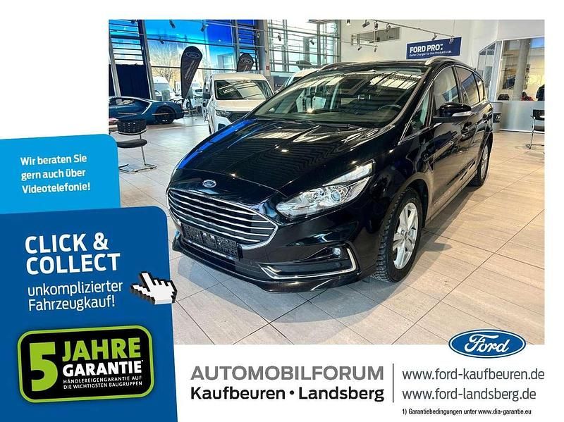 Iridiumschwarz metallic Gebraucht 2020 Ford S-MAX Titanium Van / Kleinbus | 19.990 € (Superpreis) - Bild 1/4